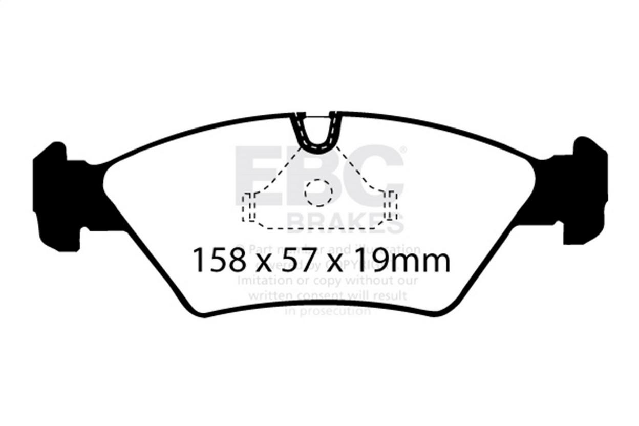Ferrari 328 1986-1989 Front Brake pad sets Set