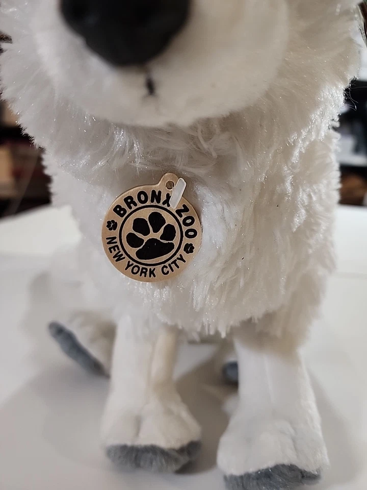 Wild Republic White Arctic Fox 12" Plush Sitting Fluffy Tail Stuffed Animal Toy - Image 4 of 4