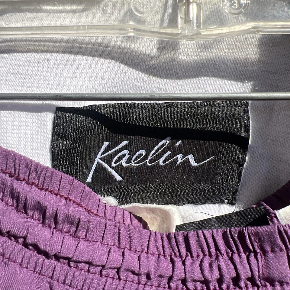 De Colección Kaelin Traje de Pista 2 Piezas Mujer Cremallera Puño Jogger Pantalones Talla L PÚRPURA Foto 2 de 4