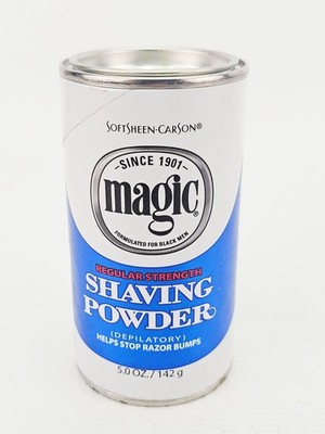 Magic Razor Shaving Powder Magic Shaving Powder Regular Strength Stops Razor Bumps Softsheen ...