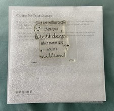 Close To My Heart My Acrlix stamp set A 1201 One In A Million Sentiments