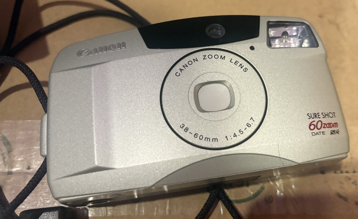 Canon Sure Shot 60 35mm Point & Shoot Film Camera for sale online