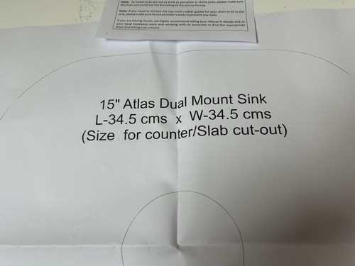 Monarch Abode Atlas Bar Prep Sink 15" 15 Inch Dual Mount Copper NEW 17091 - Picture 7 of 8