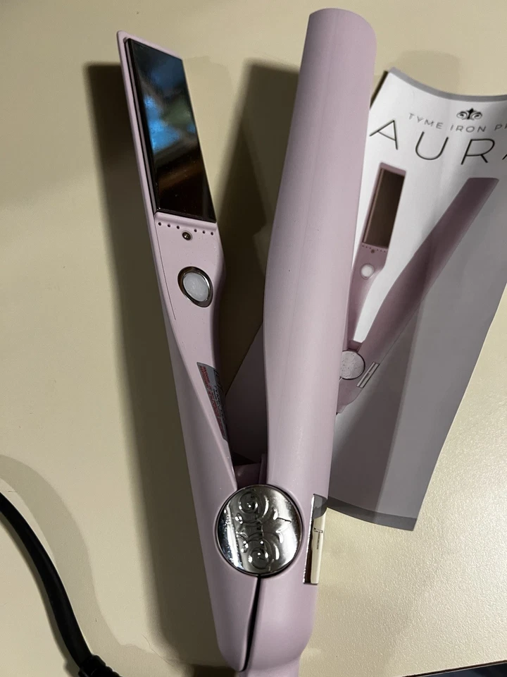Plancha y rizador de pelo Tyme Iron Pro Aura Pink 2 en 1 Foto 3 de 4