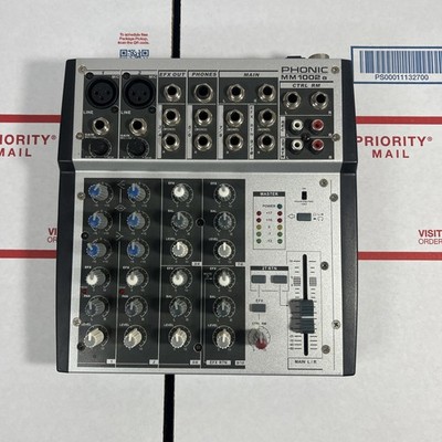 Phonic MM1002a Compact 10-Channel Audio Mixer - SAME DAY SHIP - WARRANTY