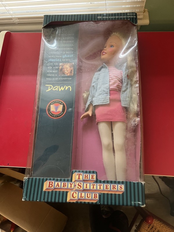 Vintage Baby Sitters Club Doll Dawn 18” Kenner  1993 with opened box