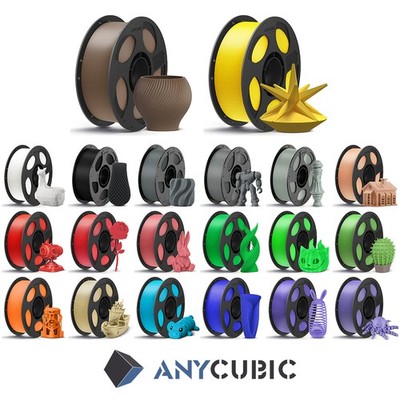 【10 Kaufen, 6 Bezahlen】ANYCUBIC PLA+/PLA PETG ABS 3D Drucker Filament 1,75mm 1KG