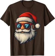 Meme Santa Face Christmas Retro Design Fun Xmas Unisex T-Shirt