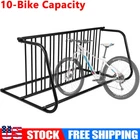 Bike Floor Parking Stand 10 Holder Repair Rack Dual Sided Bicycle Storage Garage