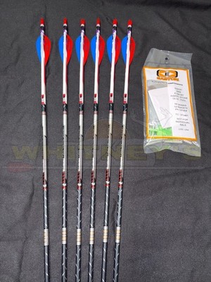 Easton Archery 5mm FMJ Match Grade Custom Arrows - Flag - 340 - 6pk