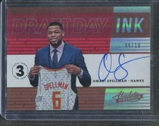 2018-19 Absolute Memorabilia Draft Day Ink Omari Spellman Auto Gold #DD-OSP /10