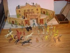Vintage Marx Walt Disney's Davey Crockett ALAMO Playset