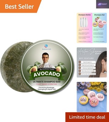 Umweltfreundliche Avocado Shampoo Bar - SLS-freie Feuchtigkeitslösung für geschädigtes Haar