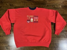 Vintage Y2K Millenium 2000 USA Womens Sweatshirt XL M C Energy Sportswear