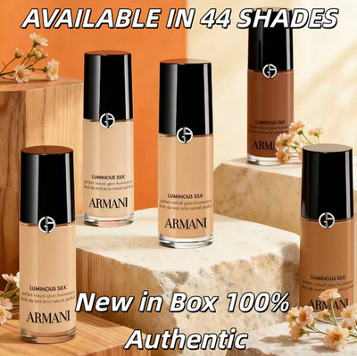 Armani Beauty Luminous Silk Blurring Foundation with 24HR Wear,44 colors,0.6 oz