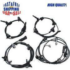 4abs Wheel Speed Sensor Front Rear Rhlh For Chevrolet Malibu 2013-2015 Impala