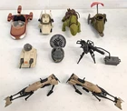 Vintage Kenner Star Wars Vehicle Lot of (9) Mini-Rigs Patrol Dewback LOOSE