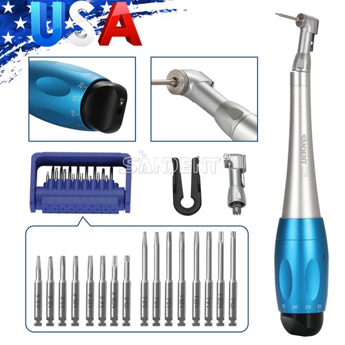 Dental Torque Wrench Universal Implant Kit Contra Angle&16 Drivers/Implant Kit - Picture 10 of 36