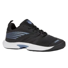 *NIB* JUNIOR K-SWISS SPEED TRAC TENNIS SHOES (BLACK/WHITE/INFINITY) #87392-084