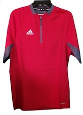 adidas Baseball Cage Jacket Fielder  s Choice Climalite Power Red/Onix XS 