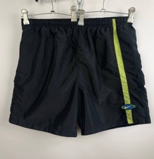 Nike 90's vintage nylon shorts blackgreen size XL