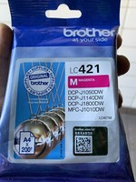Original Druckerpatrone Brother LC421 M Magenta FüR Mfc J 1010 Dw