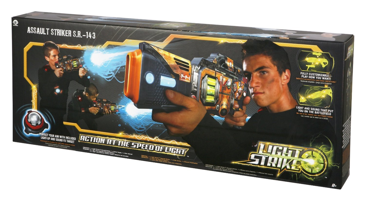 New in box Wowwee Light Strike Assault Striker 143 Simple Target Free ...