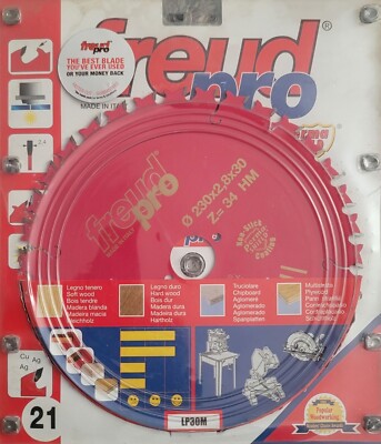 Freud Pro Kreissägeblatt LP3OM 021 für Holz 230x2,8x30 36T Brandneu