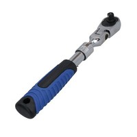 3/8 Zoll Antrieb Teleskop Flexi-Kopf Ratsche 72 ZäHne Schnellspanner 250 - 35...