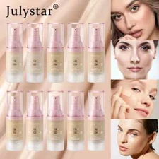 2 in 1 Foundation Concealer Full Coverage Fast Base Brighten Long-lasting Shades