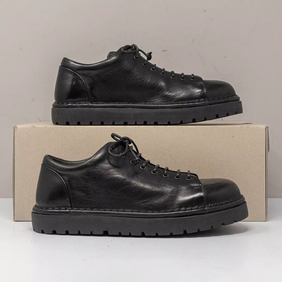 Mars ll MWG350 Pallottola Black Leather Derby Women s 7 US 37 EU
