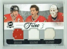 11-12 UD The Cup Trios  Denis Savard--Doug Wilson--Tony Esposito  /25  Jerseys