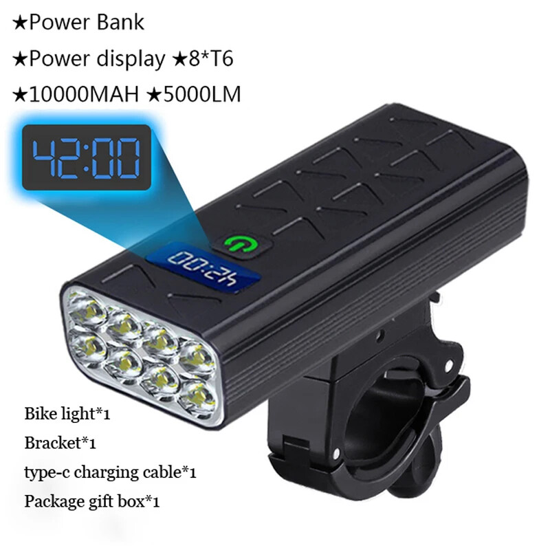 Bicycle Light Bicycle Light Rechargeable Bicycle Flashlight Bicycle Front Light