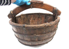 Old Chinese Shao Lin Water Bucket - 21 in. X 26 in.