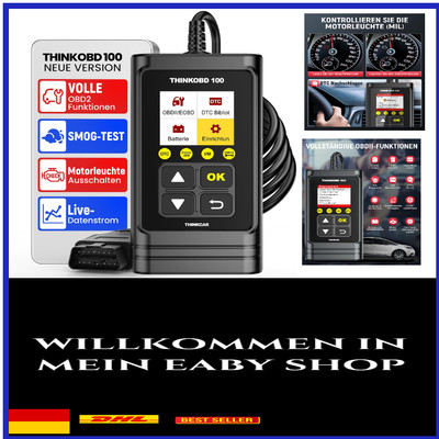 THINKOBD 100 OBD2 Diagnostik-Tool mit universeller Code-Ausgabe für alle OBDI...