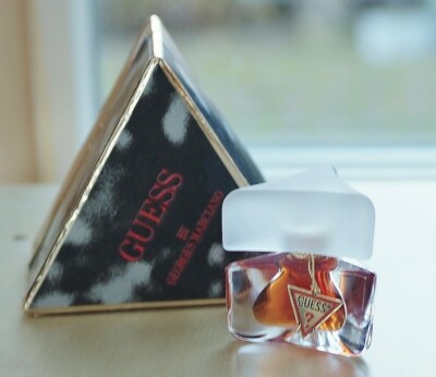 Rare *GUESS by GEORGES MARCIANO* splash PURE PARFUM 1/4 oz~7,5 ml TWISTED bottle