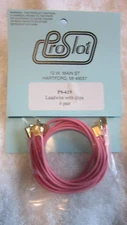 PRO SLOT LEAD WIRE WITH CLIPS 6 PAIR PS-619