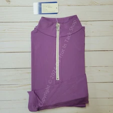 Tailored Sportsman ICEFIL Long Sleeve Ziptop Shirt - Violet/Silver