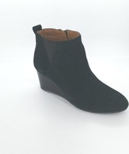 5525 Vionic Womens Paloma Wedge Ankle Boot Black Size 9M US