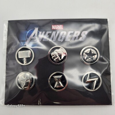 Video Game Pins Marvel Avengers 2020 PS4 XBOX ONE Promo Set Square Enix NIP