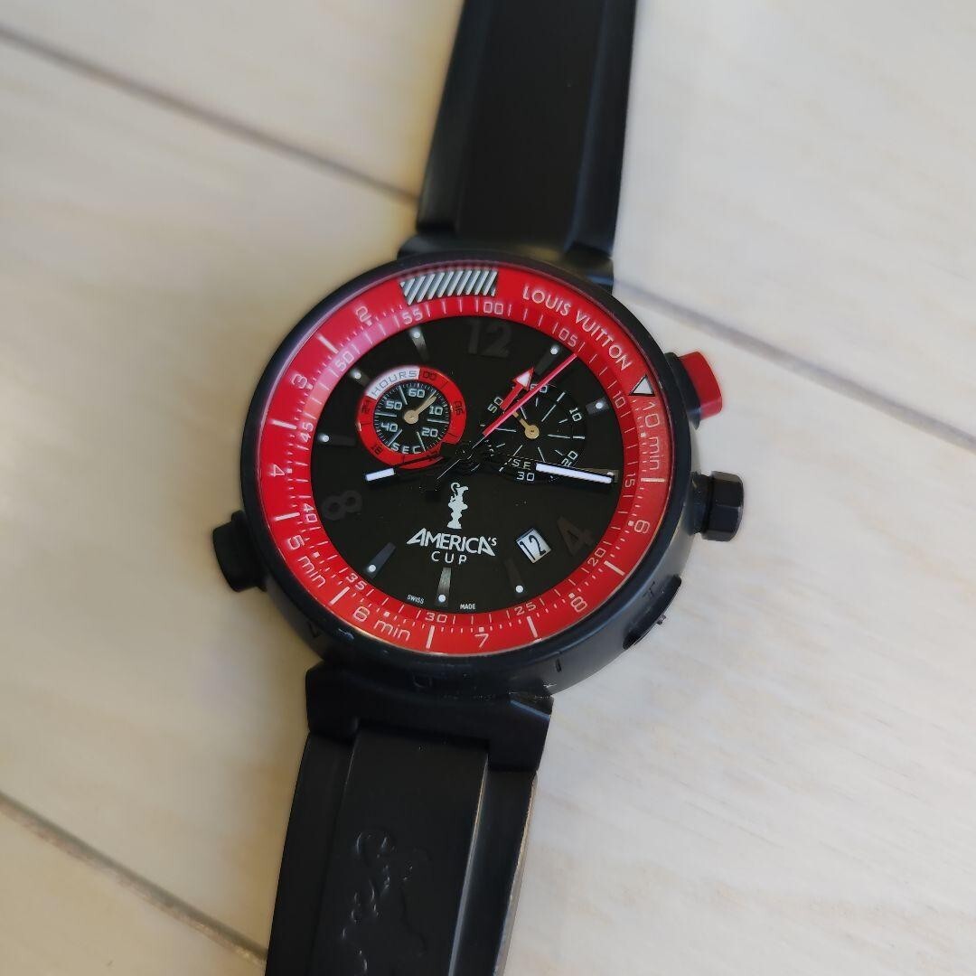 Louis Vuitton Tambour Chronograph America's Cup Limited Q101A Used