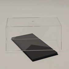 Acrylic Boxes 6'' Display CaseTransparent DustProof for 1:72,1:43 Toy Car Model