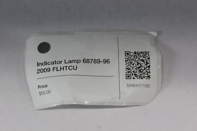 Indicator Lamp 68789-96 2009 FLHTCU Harley Davidson | eBay