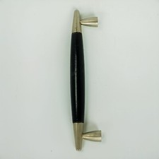 Handles 10pcs Stainless Steel Wood Black 155mm Long Vintage incl Screws