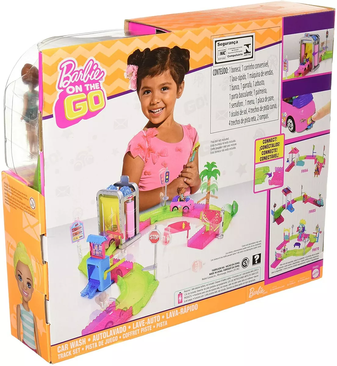 Barbie on the go car wash top