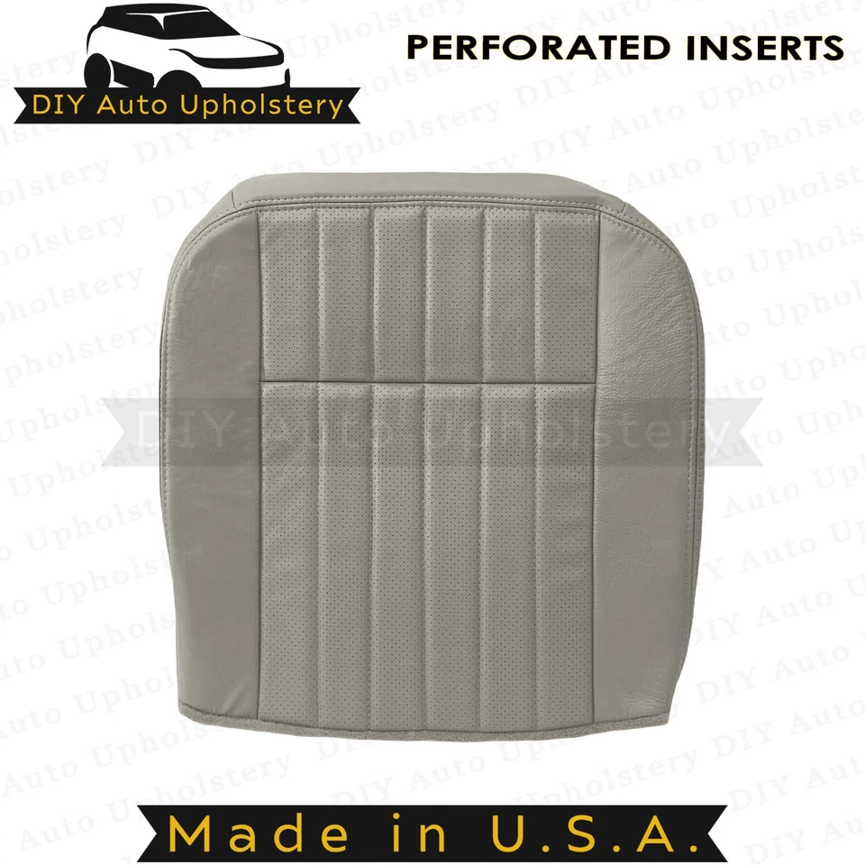 1994 1995 1996 For Chevy Impala Driver Passenger Top & Bottom Vinyl Cover Gray - Image 2 of 4