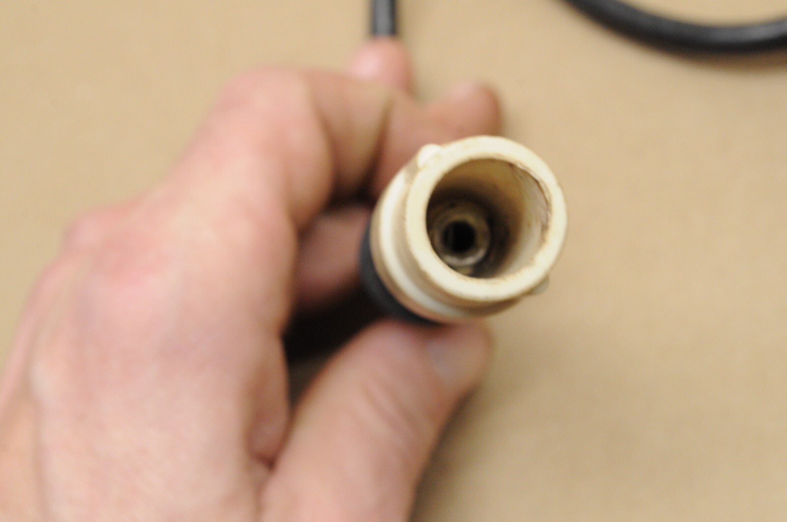 Vintage Triumph BSA Norton Spark Plug Wire Lead Cap Boot Cover And Plugs USED