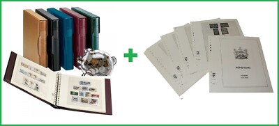 Lindner 160 46 1124V Hong Kong Crown Colony Album 1946-1986