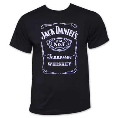 Jack Daniel's Old No. 7 Whiskey Logo Graphic TShirt Black | eBay