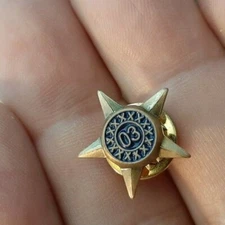 03 Star Vintage Metal Pinback